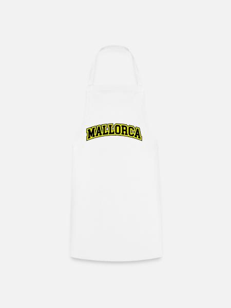 Mallorca Schriftzug - Kochschürze - Weiß