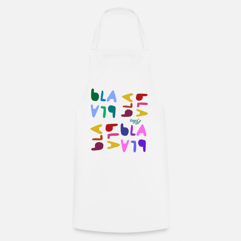 Bla bla bla - Tablier de cuisine - blanc