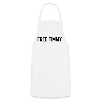 Free Timmy rettet den Buckelwal - Kochschürze - Weiß - Vorne - AI Model Male 185 dark (185cm)
