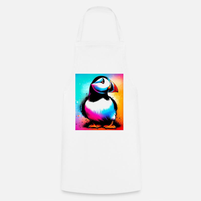 puffin - Cooking Apron - white