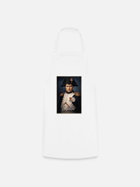 Napoleon Portrait Militäruniform - Kochschürze - Weiß