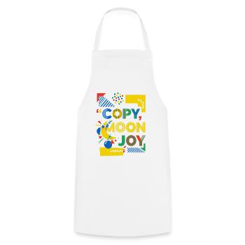 Explosion de couleurs de Moon Joy Pop Art - Tablier de cuisine - blanc - Devant - AI Model Male 185 dark (185cm)