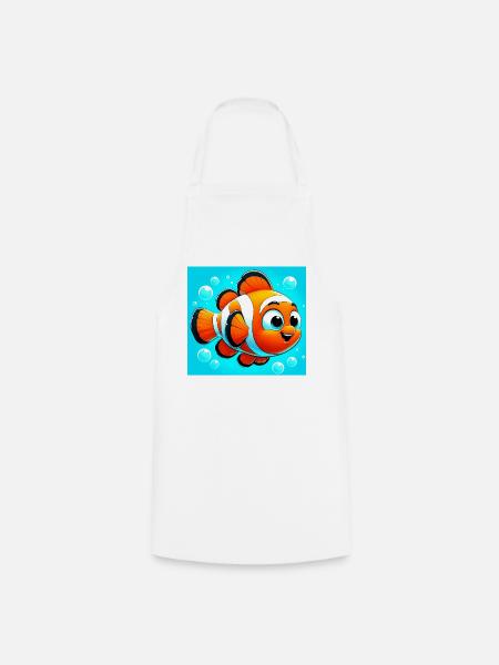 Clownfisch - Kochschürze - Weiß