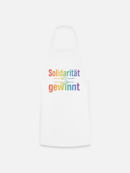 Solidarität Geschenk für Damen & Herren - Kochschürze - Weiß