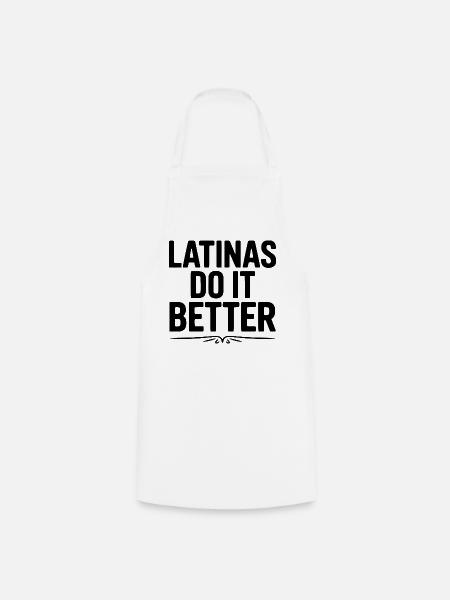 Latinas machen es besser - Kochschürze - Weiß