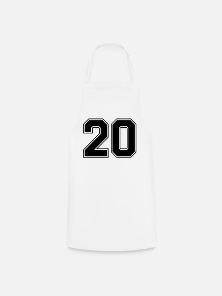 20 - Kochschürze - Weiß