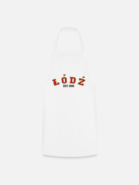 Łódź gegründet 1996 - Kochschürze - Weiß