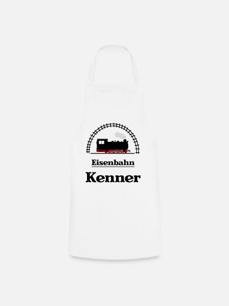 Eisenbahn Kenner - Kochschürze - Weiß