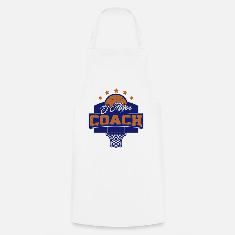 Bester Basketballtrainer - Kochschürze - Weiß