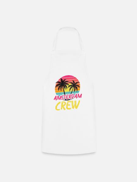 Amsterdam Crew - Kochschürze - Weiß
