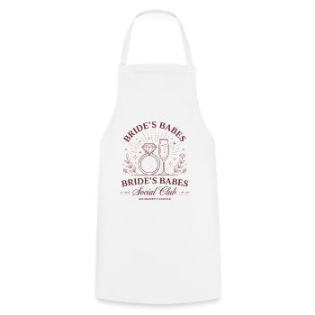 Bachelorette Shirt Bride Squad Bachelor Party Gift - Cooking Apron - white - Front - AI Model Male 185 dark (185cm)