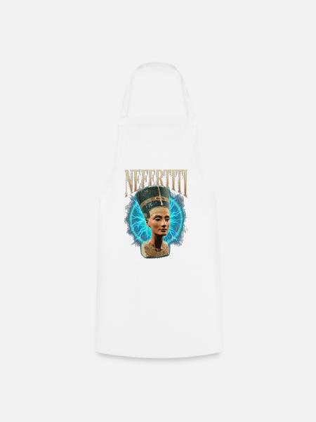 Nefertiti Donner - Kochschürze - Weiß