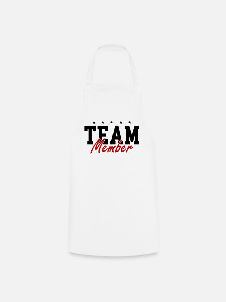 Team Mitglied - Kochschürze - Weiß