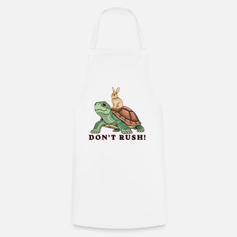 Take your time! - Cooking Apron - white