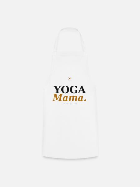 Yoga Mama Namaste - Kochschürze - Weiß