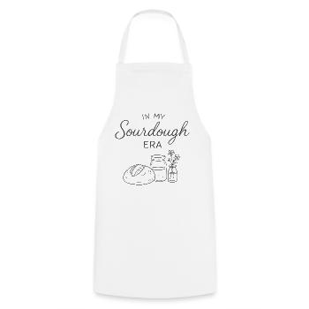 Baking Baker Sourdough In My Sourdough Era - Cooking Apron - white - Front - AI Model Male 185 dark (185cm)