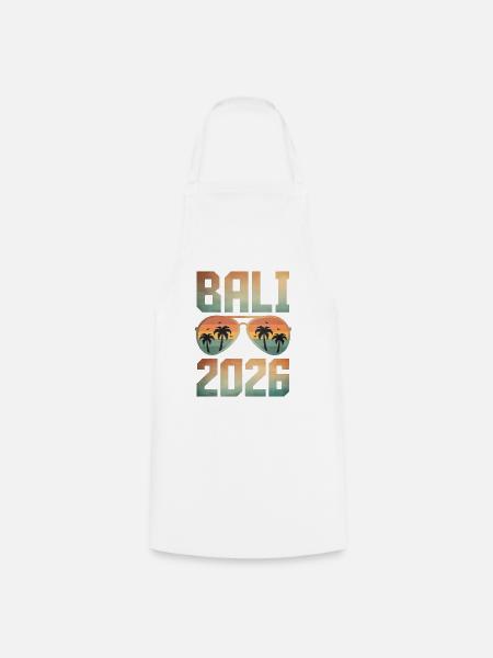 Bali 2026 - Kochschürze - Weiß