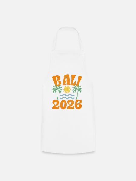 Bali 2026 - Kochschürze - Weiß