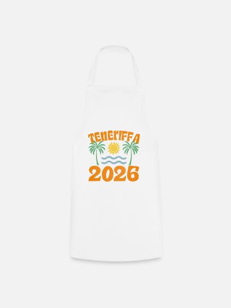 Teneriffa 2026 - Kochschürze - Weiß