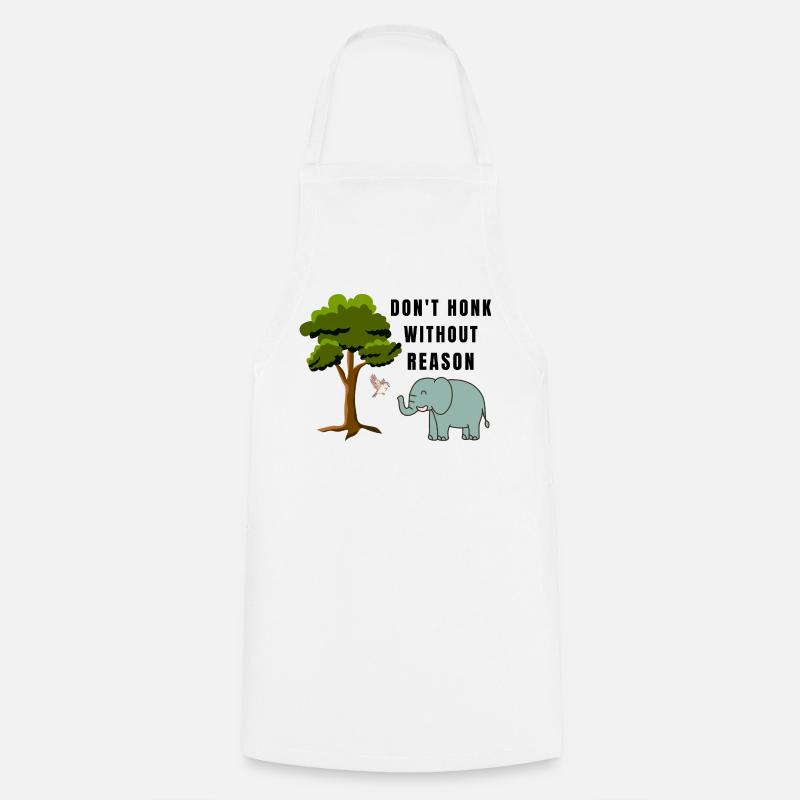 N’t_honk - Tablier de cuisine - blanc