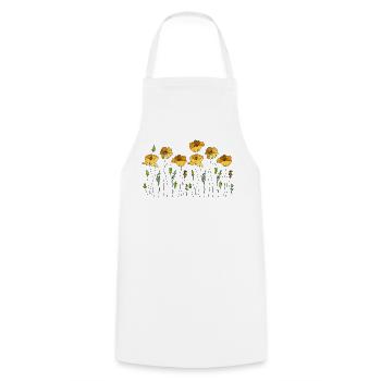 Fleur - Tablier de cuisine - blanc - Devant - AI Model Male 185 dark (185cm)