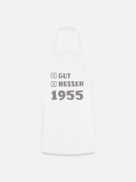 Besser 1955 - Kochschürze - Weiß
