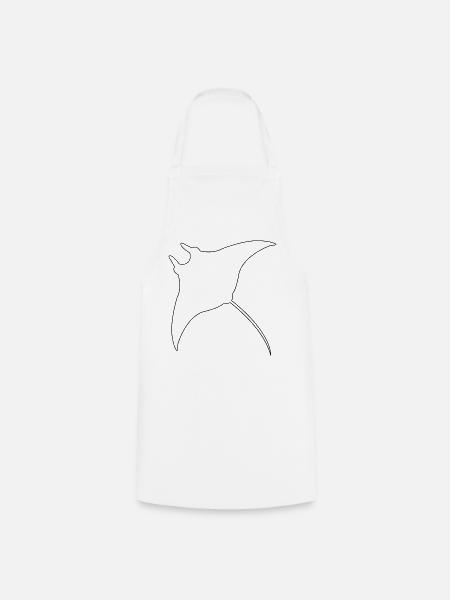 Mantarochen - Kochschürze - Weiß