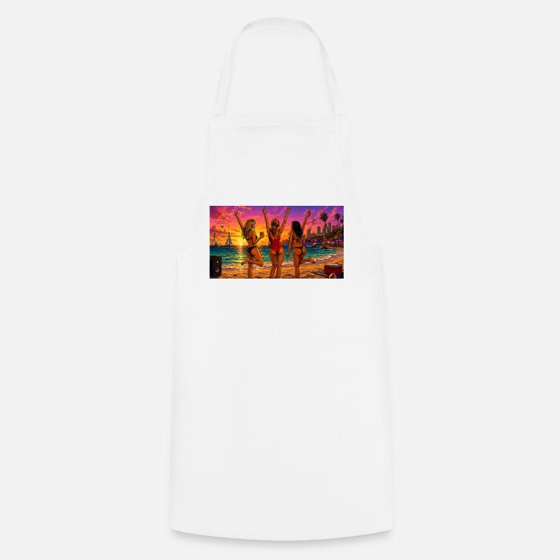 Ocean Mood - Cooking Apron - white