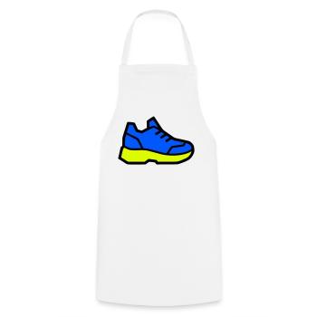 Baskets de course modernes - Tablier de cuisine - blanc - Devant - AI Model Male 185 dark (185cm)