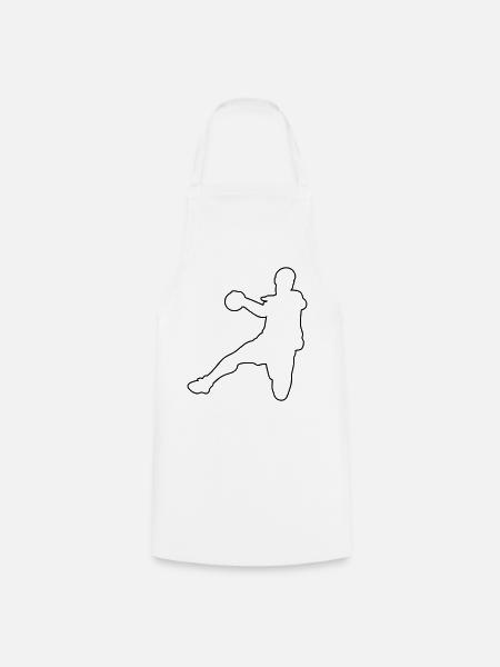 Handball - Kochschürze - Weiß