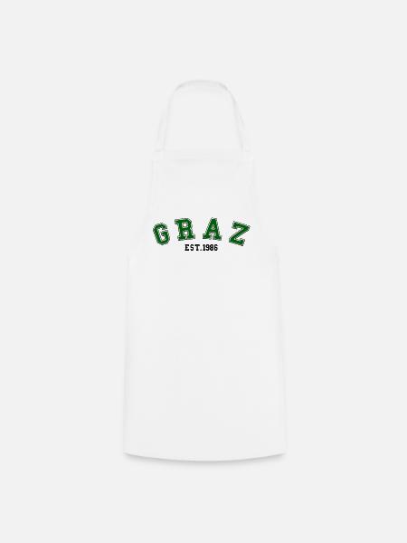 Graz gegründet 1986 - Kochschürze - Weiß