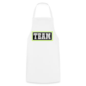 Team - Cooking Apron - white - Front - AI Model Male 185 dark (185cm)