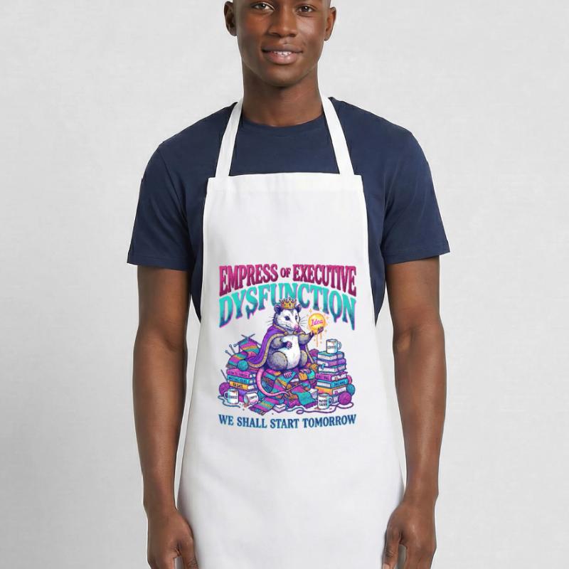ADHD Executive Dysfunction Opossum Cooking Apron