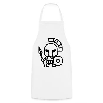 spartan - Tablier de cuisine - blanc - Devant - AI Model Male 185 dark (185cm)