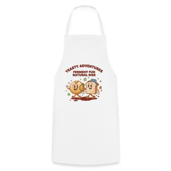 Levain pâtisser pâtisserie Baker Levain - Tablier de cuisine - blanc - Devant - AI Model Male 185 dark (185cm)