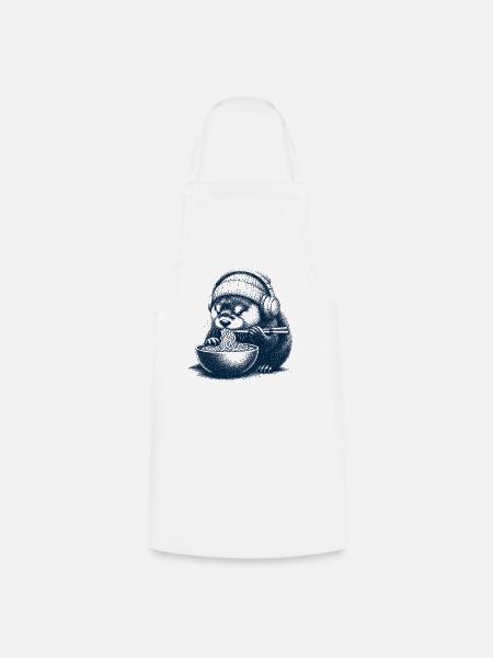 Ramen Otter - Kochschürze - Weiß