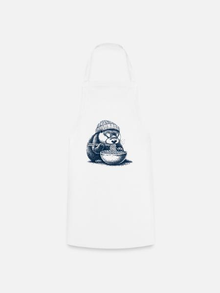 Ramen Otter  - Kochschürze - Weiß