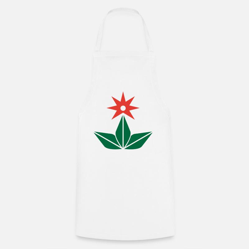 Astroflora_zero - Tablier de cuisine - blanc