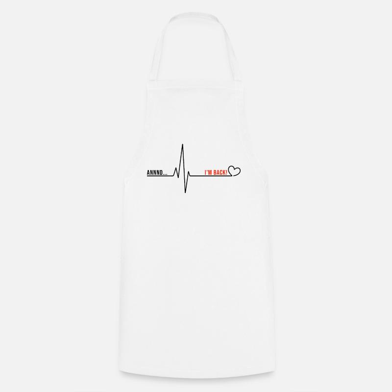 I Survived Open Heart Surgery - Cooking Apron - white