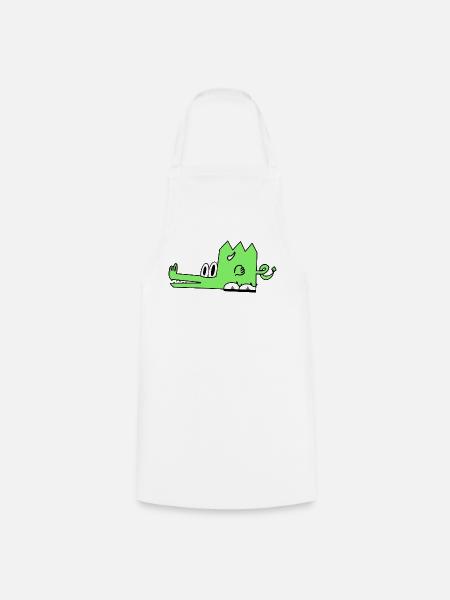 Emberon, der Drache - Kochschürze - Weiß