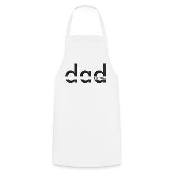 Dead EST 2026 Graphic - Cooking Apron - white - Front - AI Model Male 185 dark (185cm)