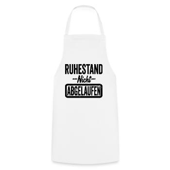 Ruhestand Nacht Abgelaufen Lustiger Spruch - Kochschürze - Weiß - Vorne - AI Model Male 185 dark (185cm)