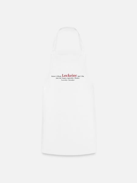 Leck Eier - Kochschürze - Weiß