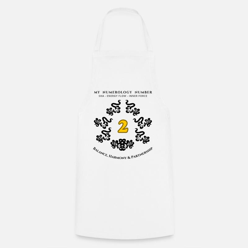 Numer_2 - Cooking Apron - white