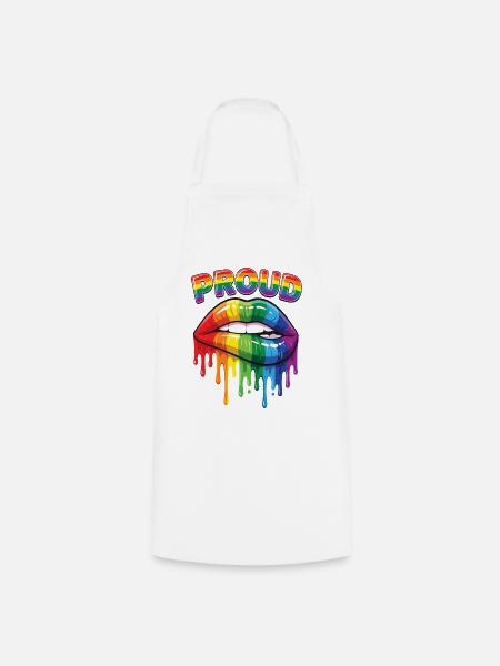 Pride Month LGBT – Stolz! - Kochschürze - Weiß