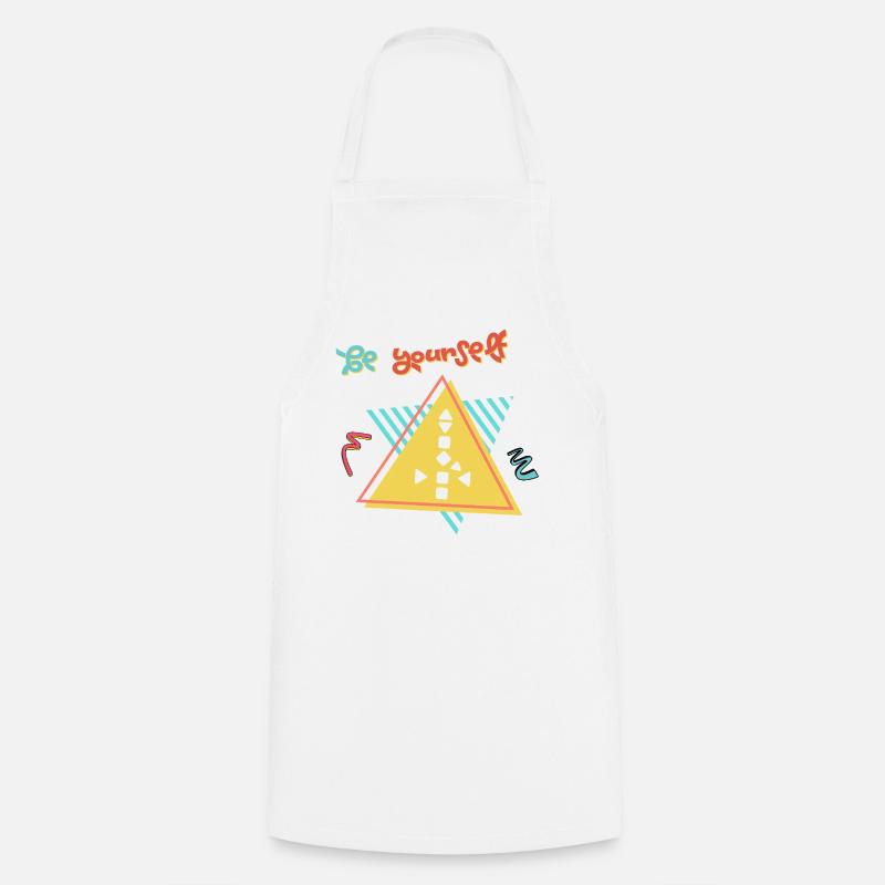 Be Yourself - Cooking Apron - white