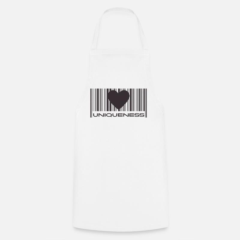 Uniqueness - Cooking Apron - white