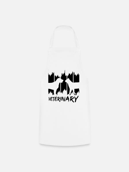 Veterinär - Kochschürze - Weiß