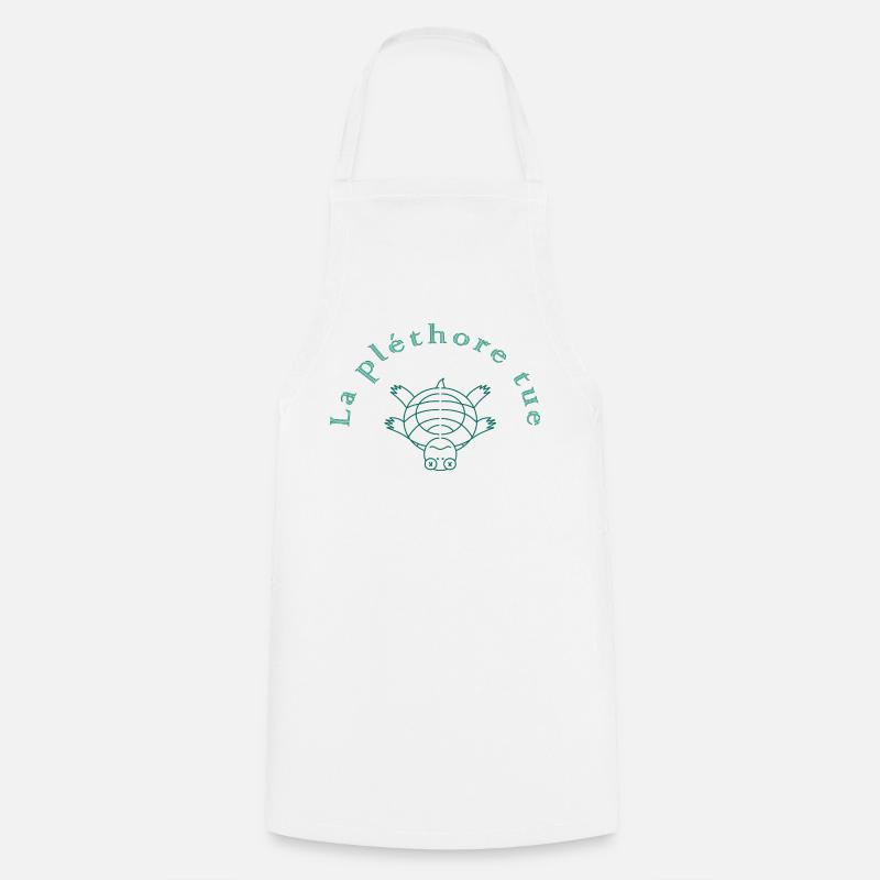 The Green Killer Plethora - Cooking Apron - white