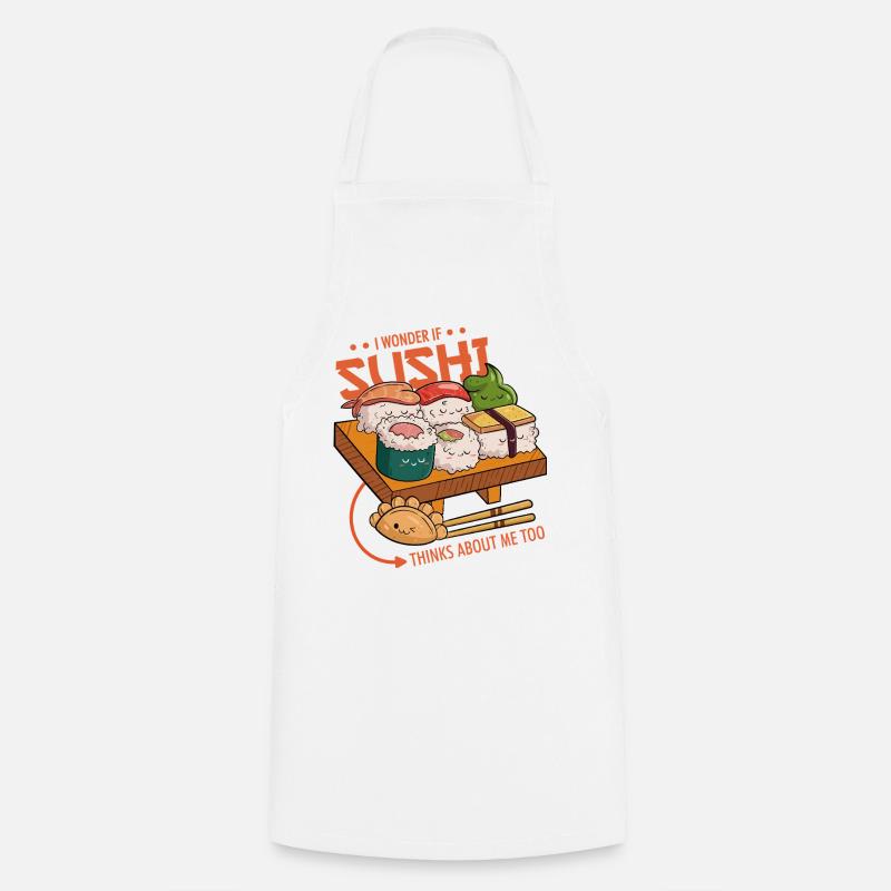sushi Friends - Cooking Apron - white